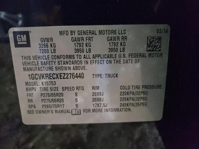 Photo 10 from auction – 2014 CHEVROLET SILVERADO with VIN 1GCVKRECXEZ276440