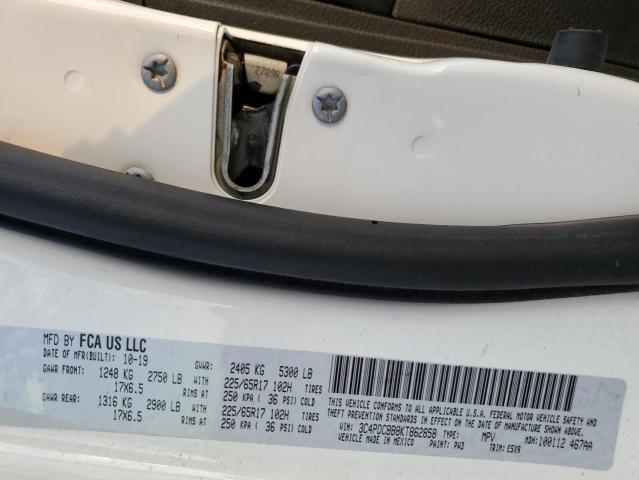 Photo 10 from auction – 2019 DODGE JOURNEY SE with VIN 3C4PDCBB8KT862858