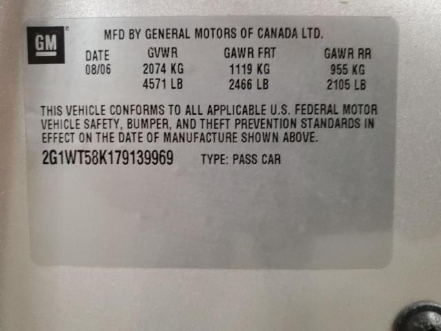 Photo 10 from auction – 2007 CHEVROLET IMPALA LT with VIN 2G1WT58K179139969