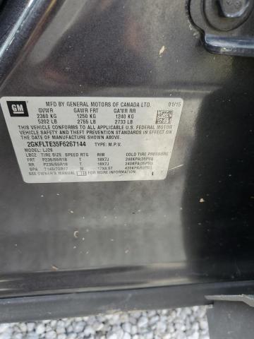 Photo 10 from auction – 2015 GMC TERRAIN SL with VIN 2GKFLTE35F6267144