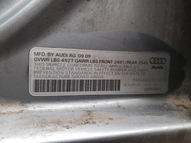 Photo 10 from auction – 2010 AUDI A4 PREMIUM with VIN WAUFFAFL7AN019842