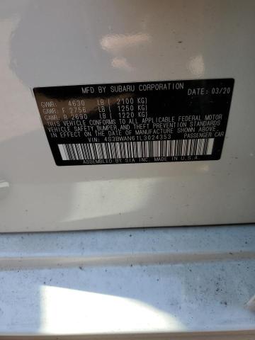 Photo 10 from auction – 2020 SUBARU LEGACY LIM with VIN 4S3BWAN61L3024353