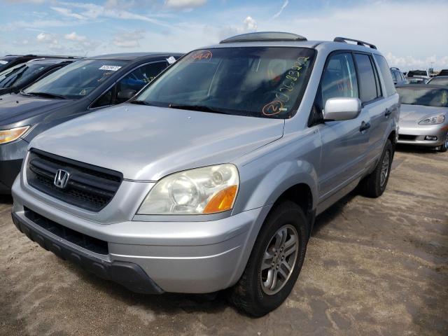 Photo 2 from auction – 2005 HONDA PILOT EXL with VIN 5FNYF18655B011312