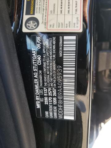 Photo 10 from auction – 2010 MERCEDES-BENZ E 350 4MAT with VIN WDDHF8HB9AA095939