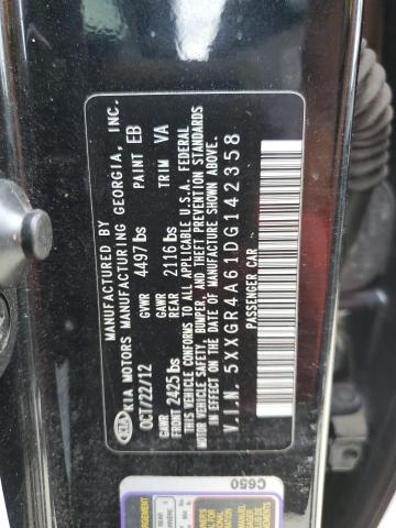 Photo 10 from auction – 2013 KIA OPTIMA SX with VIN 5XXGR4A61DG142358