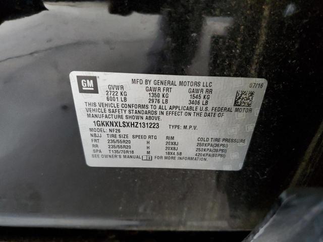 Photo 10 from auction – 2017 GMC ACADIA DEN with VIN 1GKKNXLSXHZ131223