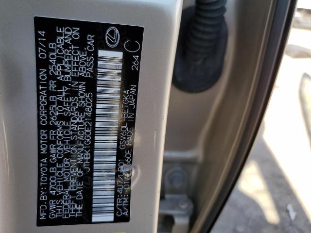 Photo 10 from auction – 2014 LEXUS ES 350 with VIN JTHBK1GG0E2148025