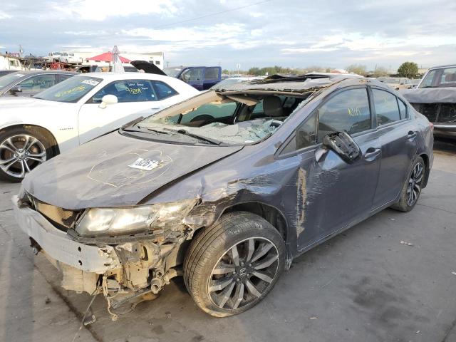 HONDA CIVIC EXL 2015 with VIN 2HGFB2F97FH516903 - Photo from auction