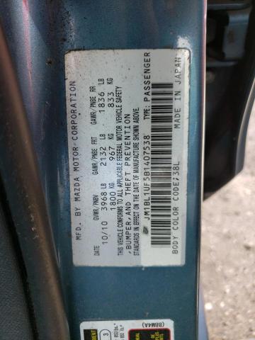 Photo 10 from auction – 2011 MAZDA 3 I with VIN JM1BL1UF5B1407538
