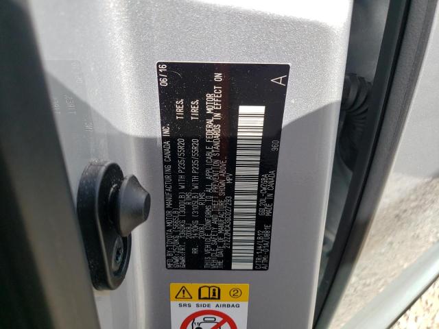 Photo 10 from auction – 2016 LEXUS RX 350 with VIN 2T2ZZMCA3GC027293