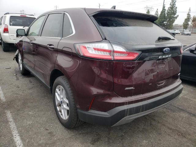 صورة رقم 3 من المزاد - 2022 FORD EDGE SEL مع VIN 2FMPK4J93NBA30205