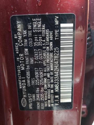 Photo 10 from auction – 2017 HYUNDAI TUCSON LIM with VIN KM8J33A42HU478225