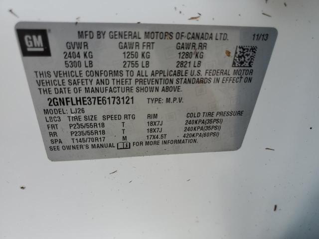 Photo 10 from auction – 2014 CHEVROLET EQUINOX LT with VIN 2GNFLHE37E6173121