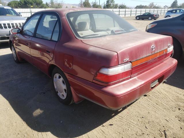 Photo 3 from auction – 1996 TOYOTA COROLLA DX with VIN JT2BB02E3T0113756