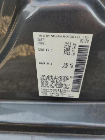 Photo 10 from auction – 2020 NISSAN ALTIMA S with VIN 1N4BL4BVXLN318852