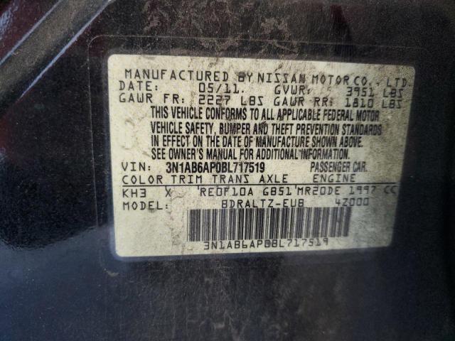 Photo 10 from auction – 2011 NISSAN SENTRA 2.0 with VIN 3N1AB6AP0BL717519