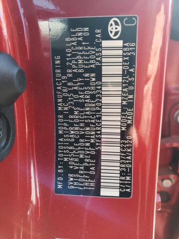 Photo 10 from auction – 2020 TOYOTA COROLLA SE with VIN 5YFS4RCE1LP023340