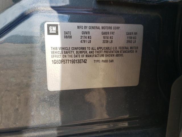 Photo 10 from auction – 2009 CADILLAC CTS with VIN 1G6DF577190130742
