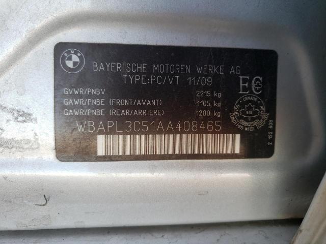 Photo 10 from auction – 2010 BMW 335 XI with VIN WBAPL3C51AA408465
