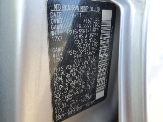 Photo 10 from auction – 2011 NISSAN JUKE S with VIN JN8AF5MV8BT023425