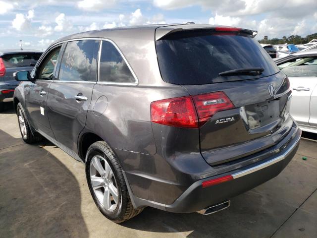 Photo 3 from auction – 2011 ACURA MDX TECHNO with VIN 2HNYD2H63BH501954
