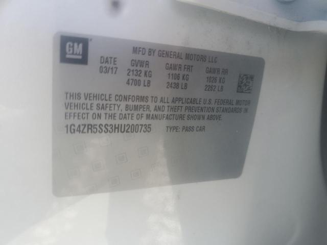 Photo 10 from auction – 2017 BUICK LACROSSE P with VIN 1G4ZR5SS3HU200735