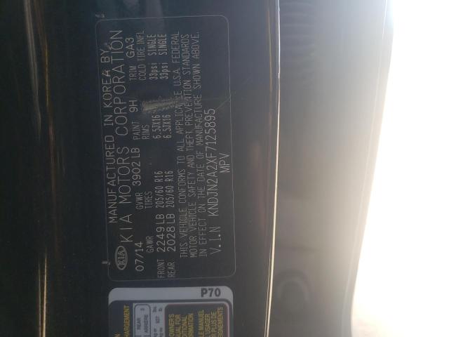 Photo 10 from auction – 2015 KIA SOUL with VIN KNDJN2A2XF7125895
