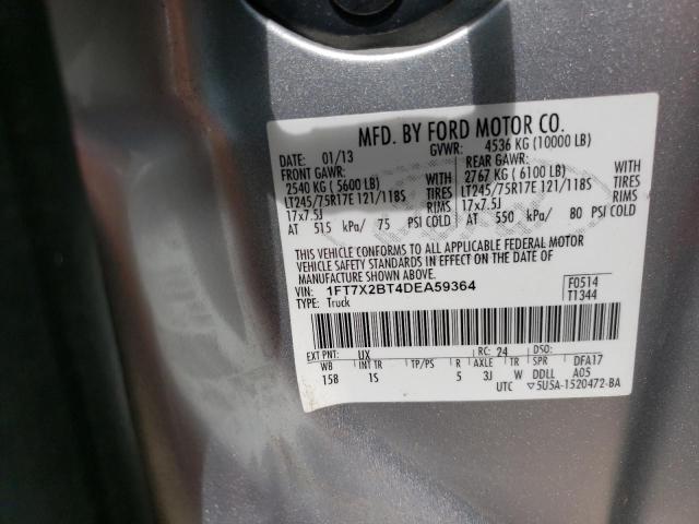 Photo 10 from auction – 2013 FORD F250 SUPER with VIN 1FT7X2BT4DEA59364