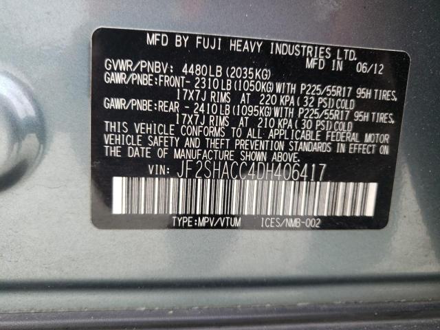 Photo 10 from auction – 2013 SUBARU FORESTER 2 with VIN JF2SHACC4DH406417