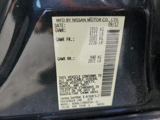 Photo 10 from auction – 2013 NISSAN ALTIMA 2.5 with VIN 1N4AL3AP0DC149852