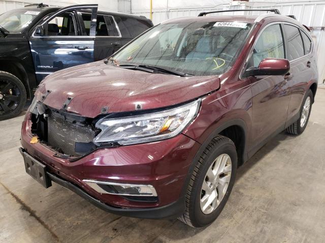 Photo 2 from auction – 2016 HONDA CR-V EXL with VIN 5J6RM4H72GL121328