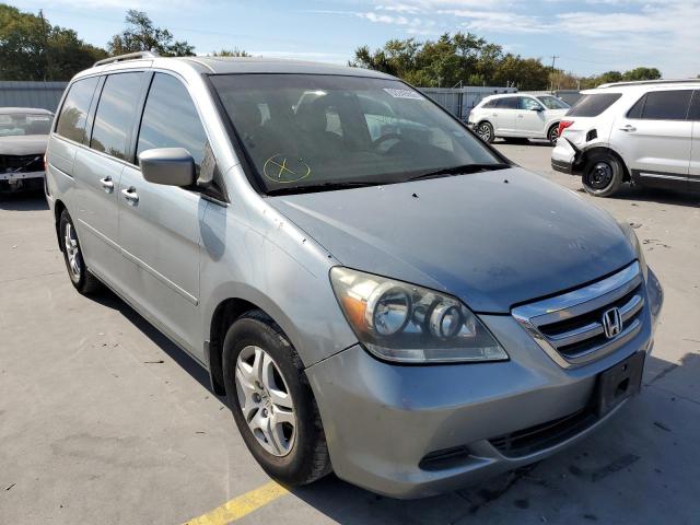 HONDA ODYSSEY EX 2007 with VIN 5FNRL387X7B093932 - Photo from auction