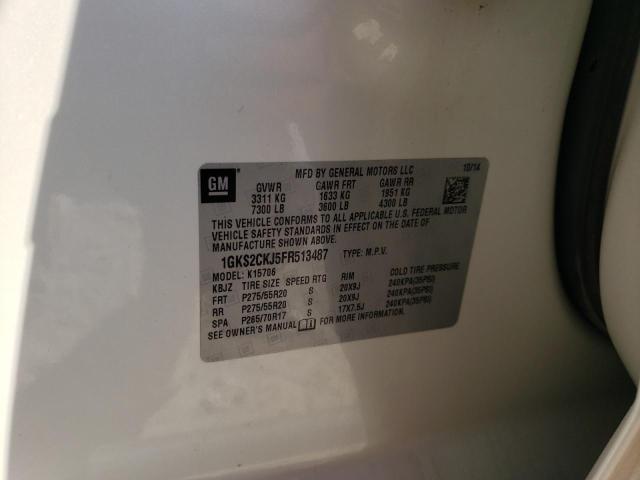 Photo 10 from auction – 2015 GMC YUKON DENA with VIN 1GKS2CKJ5FR513487