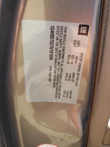 Photo 10 from auction – 2007 BUICK LUCERNE CX with VIN 1G4HD57227U181936