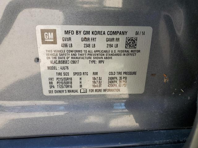 Photo 10 from auction – 2014 BUICK ENCORE CON with VIN KL4CJBSB5EB728617