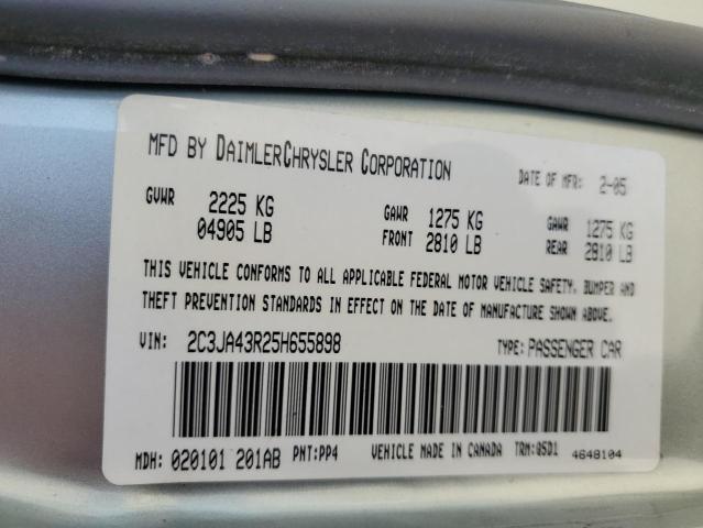 صورة رقم 10 من المزاد - 2005 CHRYSLER 300 مع VIN 2C3JA43R25H655898