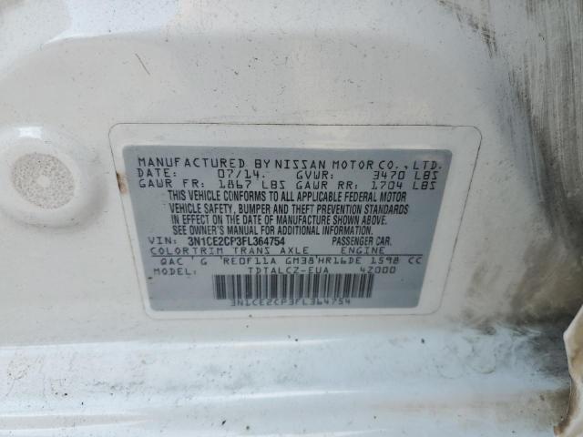 Photo 10 from auction – 2015 NISSAN VERSA NOTE with VIN 3N1CE2CP3FL364754