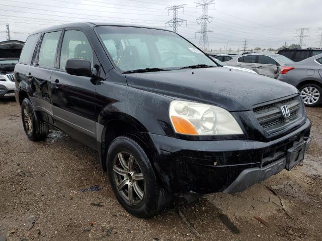 HONDA PILOT LX 2005 with VIN 2HKYF181X5H507874 - Photo from auction