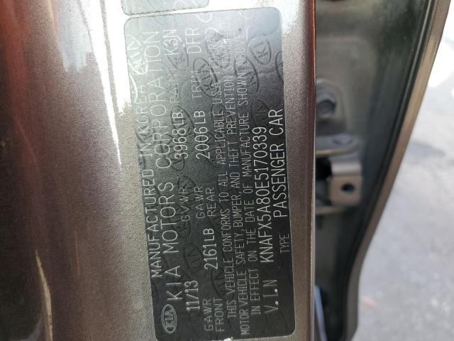 Photo 10 from auction – 2014 KIA FORTE EX with VIN KNAFX5A80E5170339