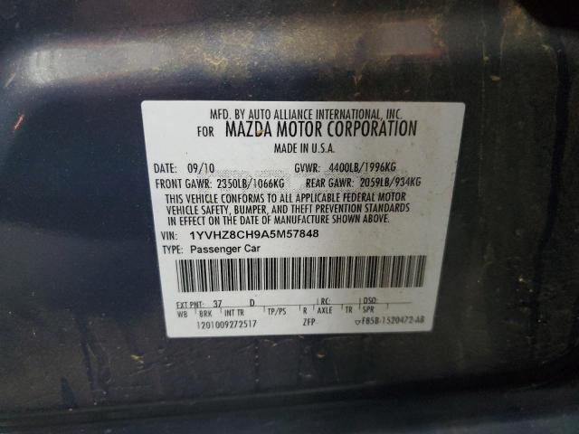 Photo 10 from auction – 2010 MAZDA 6 I with VIN 1YVHZ8CH9A5M57848