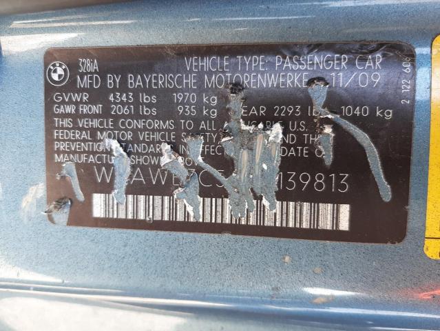 Photo 10 from auction – 2010 BMW 328 I with VIN WBAWB3C56AP139813