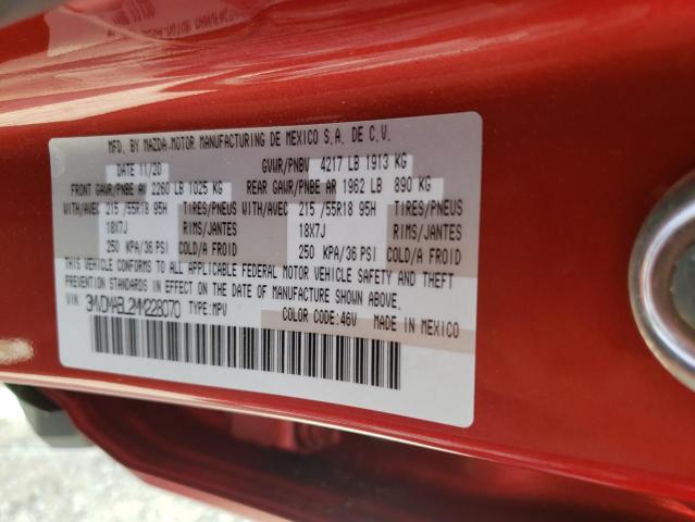 Photo 10 from auction – 2021 MAZDA CX-30 SELE with VIN 3MVDMABL2MM228070