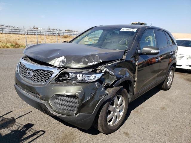 Photo 2 from auction – 2013 KIA SORENTO LX with VIN 5XYKT4A17DG329650