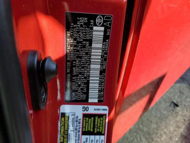 Photo 10 from auction – 2015 TOYOTA COROLLA L with VIN 2T1BURHE7FC313465