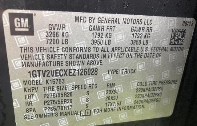 Photo 10 from auction – 2014 GMC SIERRA K15 with VIN 1GTV2VECXEZ126028