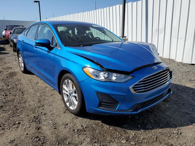 FORD FUSION SE 2020 with VIN 3FA6P0HD4LR136476 - Photo from auction