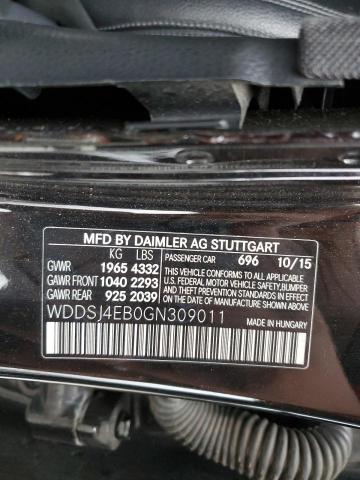 Photo 10 from auction – 2016 MERCEDES-BENZ CLA 250 with VIN WDDSJ4EB0GN309011