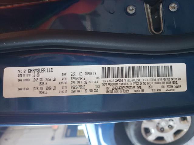 Photo 10 from auction – 2009 DODGE JOURNEY SE with VIN 3D4GG47B59T557398