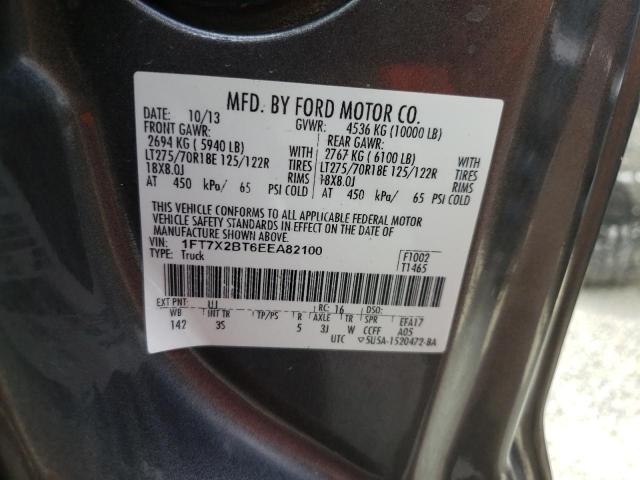 Photo 10 from auction – 2014 FORD F250 SUPER with VIN 1FT7X2BT6EEA82100