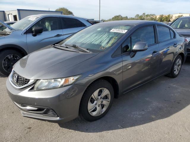 Photo 2 from auction – 2013 HONDA CIVIC LX with VIN 19XFB2F51DE059770